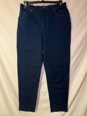Gloria Vanderbilt Navy Stretch Classic Fit Pants